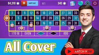 All Cover Every Spin Win || Roulette Strategy To Win || Roulette