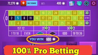 100% Pro Betting Strategy 💯🌹 || Roulette Strategy To Win || Roulette