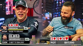 Big Poker Hand: Daniel Negreanu vs Eric Persson on High Stakes Poker