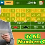 37 All Numbers Cover  || Roulette Strategy To Win || Roulette Tricks