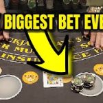 Blackjack 💥 My Biggest High Limit Bet on One Hand !!!!💰