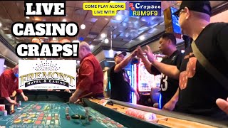 Live Casino Craps Action at the Fremont Casino in Las Vegas! Crapsee Code: R8M9F9