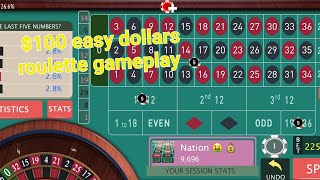 $100 dollars everyday Roulette Strategy to win 💰🤑💰