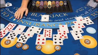 Blackjack | $200,000 Buy In | INCREDIBLE ROLLER COASTER SESSION! HUGE HIGH ROLLER  COMEBACK!!!