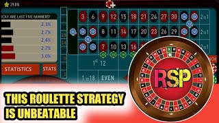 This Roulette Strategy Is Unbeatable | Roulette Game