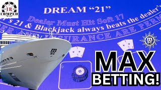 ⚫BLACKJACK ON A CRUISE SHIP!🔵NO REBUY NO REBUY NO REBUY!