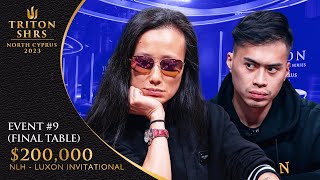 Triton Poker Series Cyprus 2023 – Event #9 $200,000 NLH – LUXON PAY Invitational – Final Table