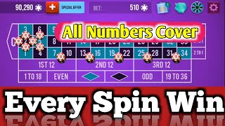 All Numbers Cover Roulette | How To Earn Money Online Casino | Roulette Strategy To Win | Roulette