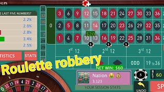 Rob the casino Roulette strategy to win 💰🤑💰