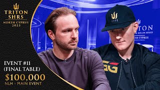 Triton Poker Series Cyprus 2023 – Event #11 $100,000 NLH – Main Event – Final Table