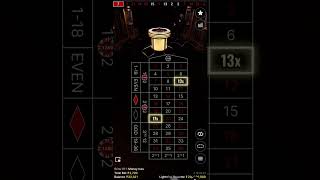 Lightning roulette winning strategy to win #roulette #onlinecasino #casino #subscribe #shorts