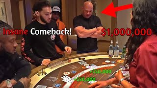 Dana White & Adin Ross Gamble High Stakes On Blackjack! *$1,000,000+*