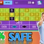 101% Safe To Win Trick | How To Earn Money Online Casino | Roulette Strategy To Win | Roulette