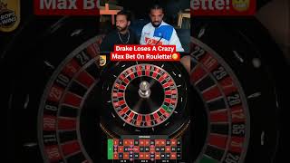 Drake Loses A Crazy Max Bet On Roulette! #drake #roulette #maxwin #casino #bigloss