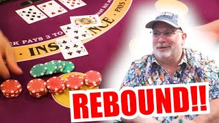 🔥REBOUND!!🔥 10 Minute Blackjack Challenge – WIN BIG or BUST #181