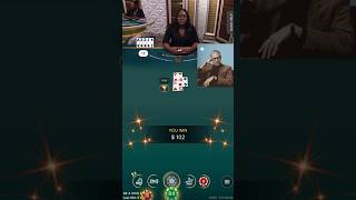 Doubled Down Against Blackjack Dealer Ace | Card Counting Strategy Playing Blackjack #shorts #short