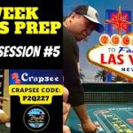 Vegas Craps Strategy and Dice Tossing Practice: Session #5. Crapsee Code: P2Q2Z7