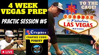 Vegas Craps Strategy and Dice Tossing Practice: Session #5. Crapsee Code: P2Q2Z7