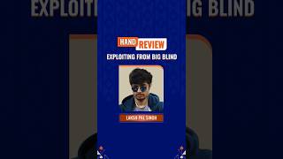 Learn how to play out of position ft Laksh Pal Singh #Poker #PokerBaazi #SkillGame #HandVideo