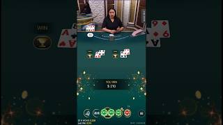 Playing Blackjack Getting Pair Of Aces | Playing Blackjack Splitting Aces #shorts #short #casino