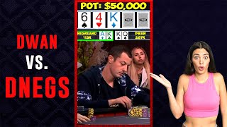 BINK! | Texas Holdem Poker Hand | Dwan Vs. Negreanu #shorts #poker