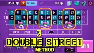3 Double Street Roulette Strategy |  Roulette Strategy To Win | Roulette | How To Earn Money Online