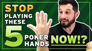 Top 5 Poker Hands You Should Fold! | Overplayed PLO Hands