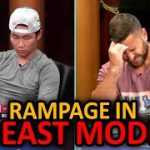 Rampage In A MONSTER Collision After Flopping The NUTS @HustlerCasinoLive
