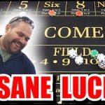 🔥INSANE LUCK🔥 30 Roll Craps Challenge – WIN BIG or BUST #305