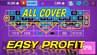 EASY WIN ALL COVER | how To Earn Money Online Casino | Roulette Strategy To Win | Roulette