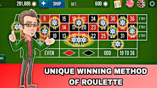 Unique Winning Method Of Roulette | Roulette Strategy To win