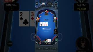 poker strategy pot20k with ‎@bappam  |#texasholdem #onlinepoker #pokerface #pokergame #shorts #viral