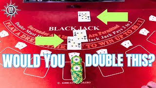 🔵BLACKJACK – PLAYING EVERY SPOT AND A HUGE 1000 DOUBLE!