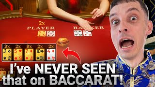 I’ve NEVER SEEN THAT on BACCARAT! €2000 HIGH ROLL SESSION