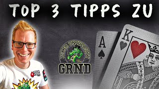 3 TIPPS zur Verbesserung eures Spiels mit ACE KING🎓 GRND University Poker Training