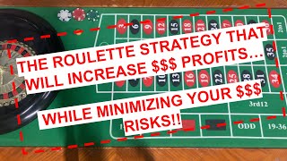 ROULETTE STRATEGY THAT INCREASES PROFIT WITH MINIMAL RISK! #trending #casino #roulette #games