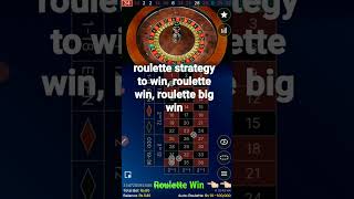 roulette strategy to win, roulette win, roulette big win