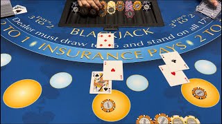 Blackjack | $400,000 Buy In | INCREDIBLE High Limit Room Session! Hitting Blackjack & Splitting Aces