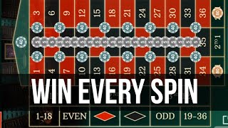 All Numbers Covered | Roulette Win Every Spin Strategy