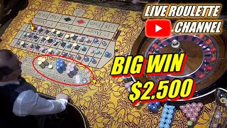 🔴 LIVE ROULETTE | 🚨 BIG WIN 💲2.500 In Las Vegas Casino 🎰 Hot Session Exclusive ✅ 2023-06-01
