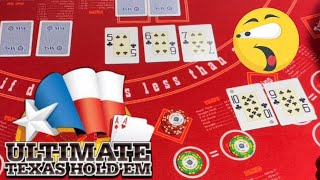 ⚫ULTIMATE TEXAS HOLD EM! 🚀WHAT A FLOP! 👀
