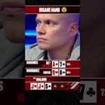 Ilari Sahamies and an Amateur play an INSANE hand 🤯 #PokerStars #InsaneHand