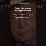 Poker Tip by Doyle Brunson #7 #poker