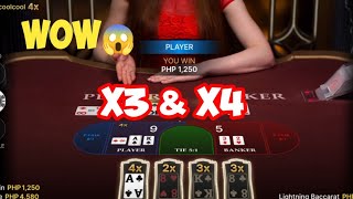 BACCARAT | NAKABAWI DIN SA LIGHTNING BACCARAT | BIG WIN😱💸💵