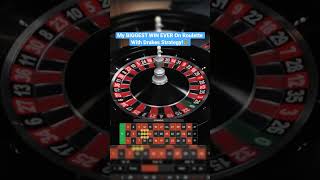 My Biggest Win Ever On Roulette With Drakes Strategy! #drake #roulette #bigwin #casino #maxwin