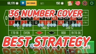 36 Number Cover Best Strategy || Roulette Strategy To Win || Roulette Tricks