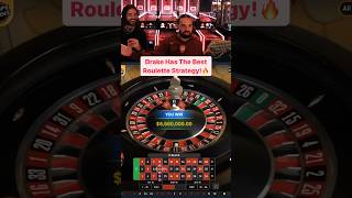 Drake Has The Best Roulette Strategy! #drake #roulette #maxwin #casino #bigwin #shorts