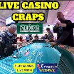 Part 2! Live Casino Craps inside the California Hotel and Casino, Las Vegas. Crapsee Code: W2E4W2