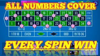 All Numbers Cover | Every Spin Win | Roulette Strategy To Win | Roulette