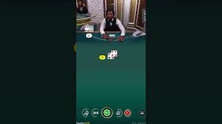 Using Blackjack Strategy To Beat Blackjack Dealer | Blackjack Dealer Is The Coolest #shorts #short